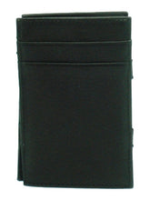 Load image into Gallery viewer, The Trickster Leather Wallet in Black