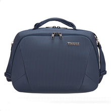 Load image into Gallery viewer, Front panel view of the navy blue bag