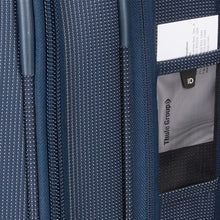 Load image into Gallery viewer, Close up to the side panel showing a small ID pocket with a business card  tucked inside.