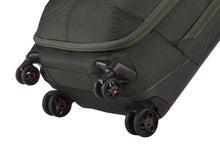 Load image into Gallery viewer, Angled close up to the bottom panel, featuring the four wheels.