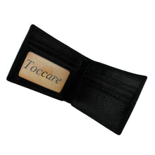 Load image into Gallery viewer, Toccare Bella Soft Slim Wallet w/ID Window Black. Open