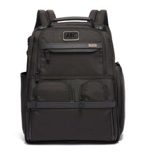 Load image into Gallery viewer, Front panel view of the backpack on a white background.