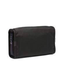 Load image into Gallery viewer, Angled back panel view of the travel kit.