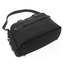 Load image into Gallery viewer, Tumi Alpha Bravo Fleet Day Duffel Black, Bottom Angled View