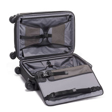 Load image into Gallery viewer, Interior view of the suitcase with the panel divider unzipped unfolded.