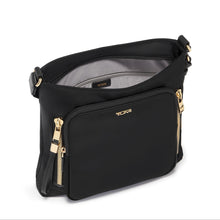 Load image into Gallery viewer, Interior view showing a zipper closing pocket on the inner back panel.