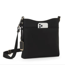 Load image into Gallery viewer, Back panel view showing a phone peeking from the pocket.