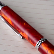 Load image into Gallery viewer, Pilot Vanishing Point SE Fountain Pen | Marble Orange