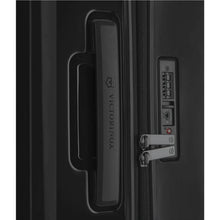 Load image into Gallery viewer, Close up to the side panel's grab handle and TSA approved, three-digit combination lock.