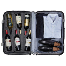 Load image into Gallery viewer, VinGarde Valise® Spinner Cases - The Petite 8-Bottle Case
