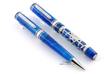 Load image into Gallery viewer, Angled view of the ballpoint and Fountain Pens on a white background.