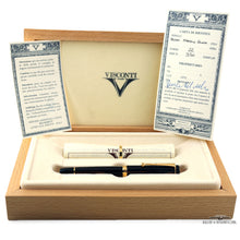 Load image into Gallery viewer, The Fountain Pen with Documents and open Presentation Box.