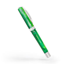 Load image into Gallery viewer, The green fountain pen with the cap on, closed.
