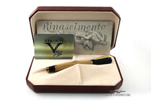 Load image into Gallery viewer, The presentation box opened with the ID card, Pamphlet, and fountain pen arranged inside.