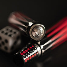 Load image into Gallery viewer, Close up to the top medal of the cap in the Visconti Backgammon Pen.