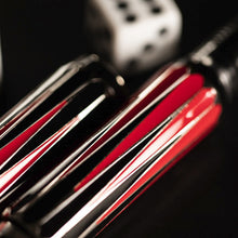 Load image into Gallery viewer, Close up to the barrel and cap of the Visconti Backgammon Limited Edition Rollerball Pen