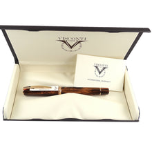 Load image into Gallery viewer, Visconti Medici Fountain Pen w/Rose Gold Trim, Presentation Box, and document