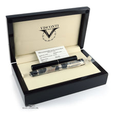 Load image into Gallery viewer, Visconti Millionaire Portoro Fountain Pen/Rollerball Pen with Presentation Box and ID Card