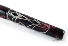 Load image into Gallery viewer, Visconti Richelieu Burgundy/Sterling Silver Limited Edition Fountain PenVisconti Richelieu Burgundy/Sterling Silver Limited Edition Fountain Pen
