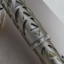 Load image into Gallery viewer, Visconti Silver Skeleton Fountain Pen - F