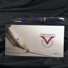 Load image into Gallery viewer, Front view of the ballpoint pen with the included Visconti booklet.