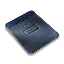 Load image into Gallery viewer, Briggs & Riley Navy Suede Outsider Handle Wrap
Shown with 'CRV' embossed in suede leather