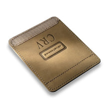 Load image into Gallery viewer, Briggs & Riley Tan Suede Outsider Handle Wrap
Shown with embossed 'CRV' initials