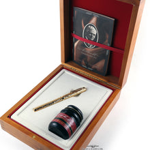 Load image into Gallery viewer, W.A. Sheaffer Commemorative Limited Edition Fountain Pen, Open Presentation Box, documents and Ink