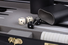 Load image into Gallery viewer, WE GAMES BLACK BACKGAMMON SET 
