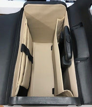 Load image into Gallery viewer, Workforce Leather Wheeled Catalog Case Open