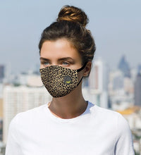 Load image into Gallery viewer, Zorbitz Comfort Plus Face Masks:  Brown Cheetah Mask
