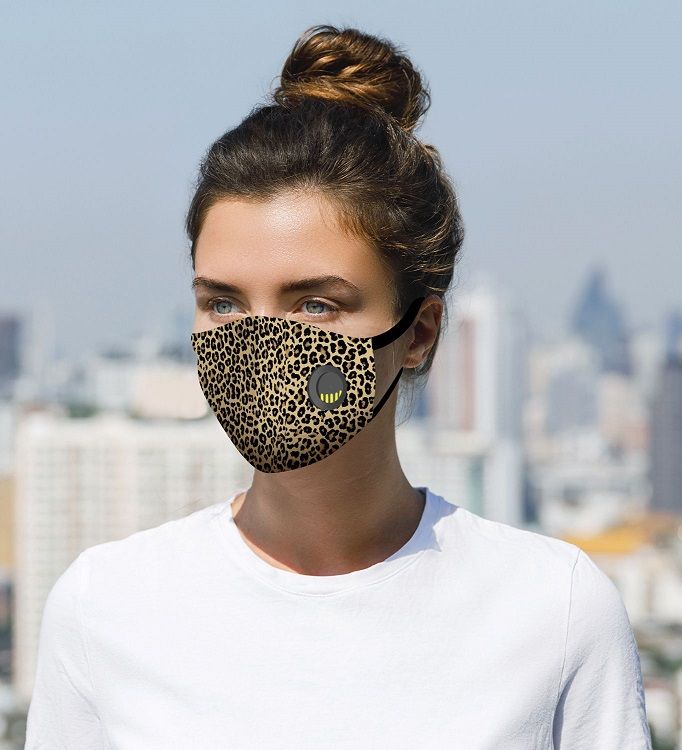 Zorbitz Comfort Plus Face Masks:  Brown Cheetah Mask