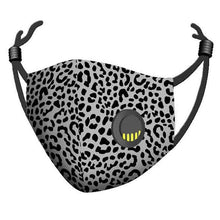Load image into Gallery viewer, Zorbitz Comfort Plus Face Masks:  Grey Cheetah Mask
