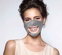 Load image into Gallery viewer, ZORBITZ MY MASK CLEAR FACE MASK GRAY
