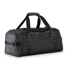 Load image into Gallery viewer, Briggs & Riley Large Travel Duffle - Black
Image Front Angled View
Dimensions:  11 x 23.5 x 13"
Weight:          3.1 lbs.