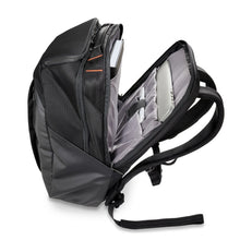 Load image into Gallery viewer, Briggs & Riley ZDX Cargo Backpack - Black
Image of Back Panel Business Compartment with protection for our laptop, tablet, etc.
Dimensions:  18 x 12 x 8.8"
Weight:           2.1 lbs.