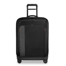 Load image into Gallery viewer, Briggs & Riley ZDX Medium Expandable Spinner - Black
Image of Front Panel View
	Height	Width	Depth   Weight
US	26"	         18"	        12"	       10.4 lbs.
EU	66 cm	45.7 cm	30.5 cm	4.7 kg