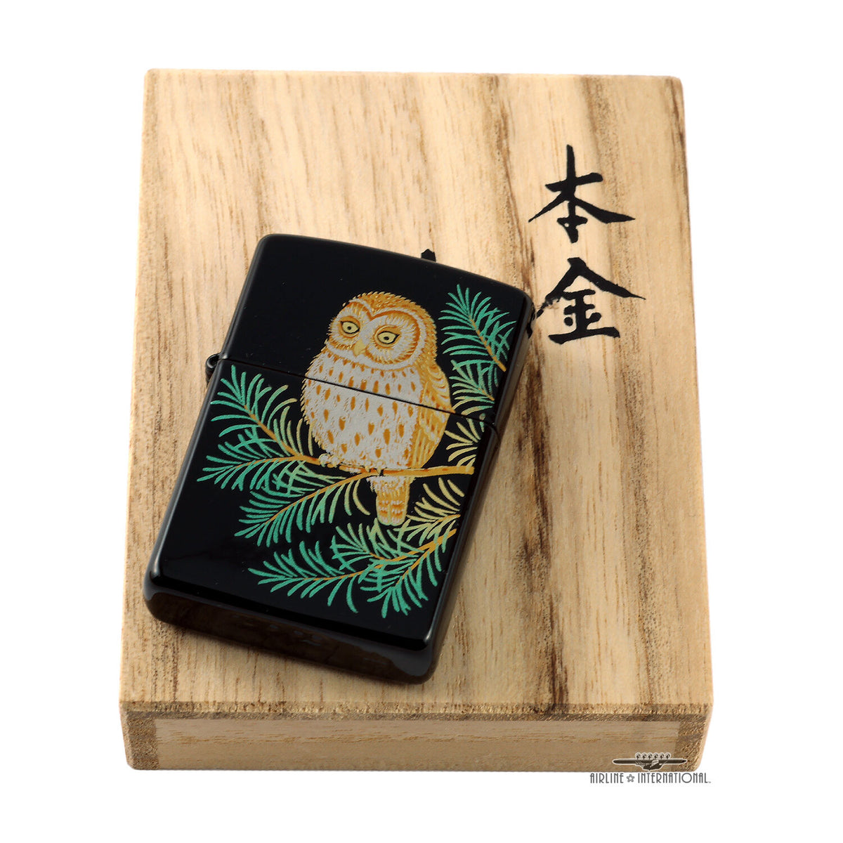 Zippo Limited Edition Maki-e Owl Lighter | Airline International