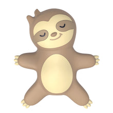 Load image into Gallery viewer, Front view of the Lazy Sloth shaped power bank.