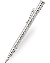 Load image into Gallery viewer, Side view of the sterling silver ballpoint pen on a white background.