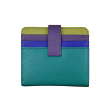 Load image into Gallery viewer, Back view of the Cool Tropics wallet