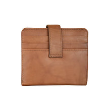 Load image into Gallery viewer, Back view of the Antique Saddle wallet.
