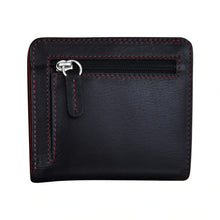 Load image into Gallery viewer, Back view of the black wallet.