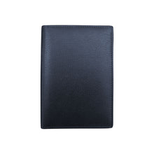 Load image into Gallery viewer, Front view of the navy blue wallet.