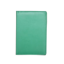 Load image into Gallery viewer, Front view of the turquoise wallet.
