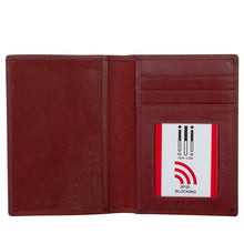 Load image into Gallery viewer, Interior view of the Merlot wallet.