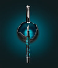 Load image into Gallery viewer, Pelikan M205 Petrol - Marbled Special Edition Fountain Pen