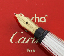 Load image into Gallery viewer, Cartier Pasha de Cartier LE Blue & Silver Fountain Pen (8165) - 1989