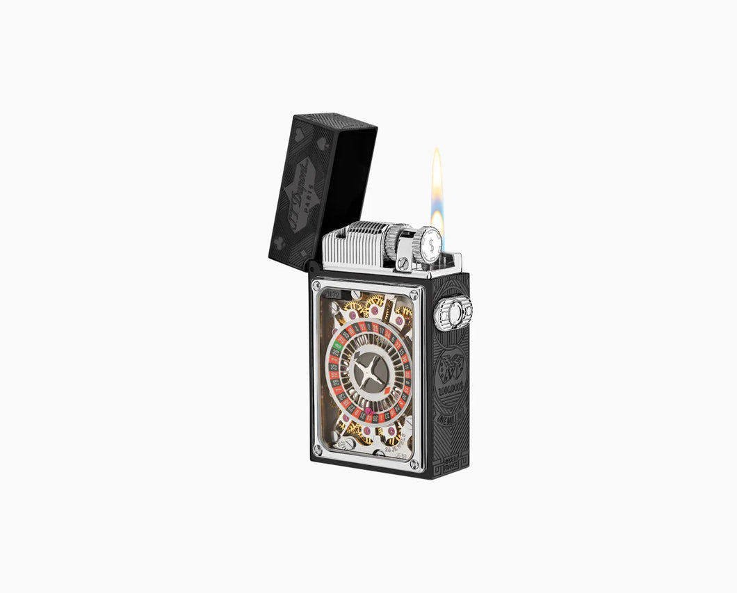 S.T. Dupont Black Casino Pocket Complication Lighter - Special Order