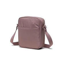 Load image into Gallery viewer, Angled back view of the ash rose Heritage Crossbody bag.
